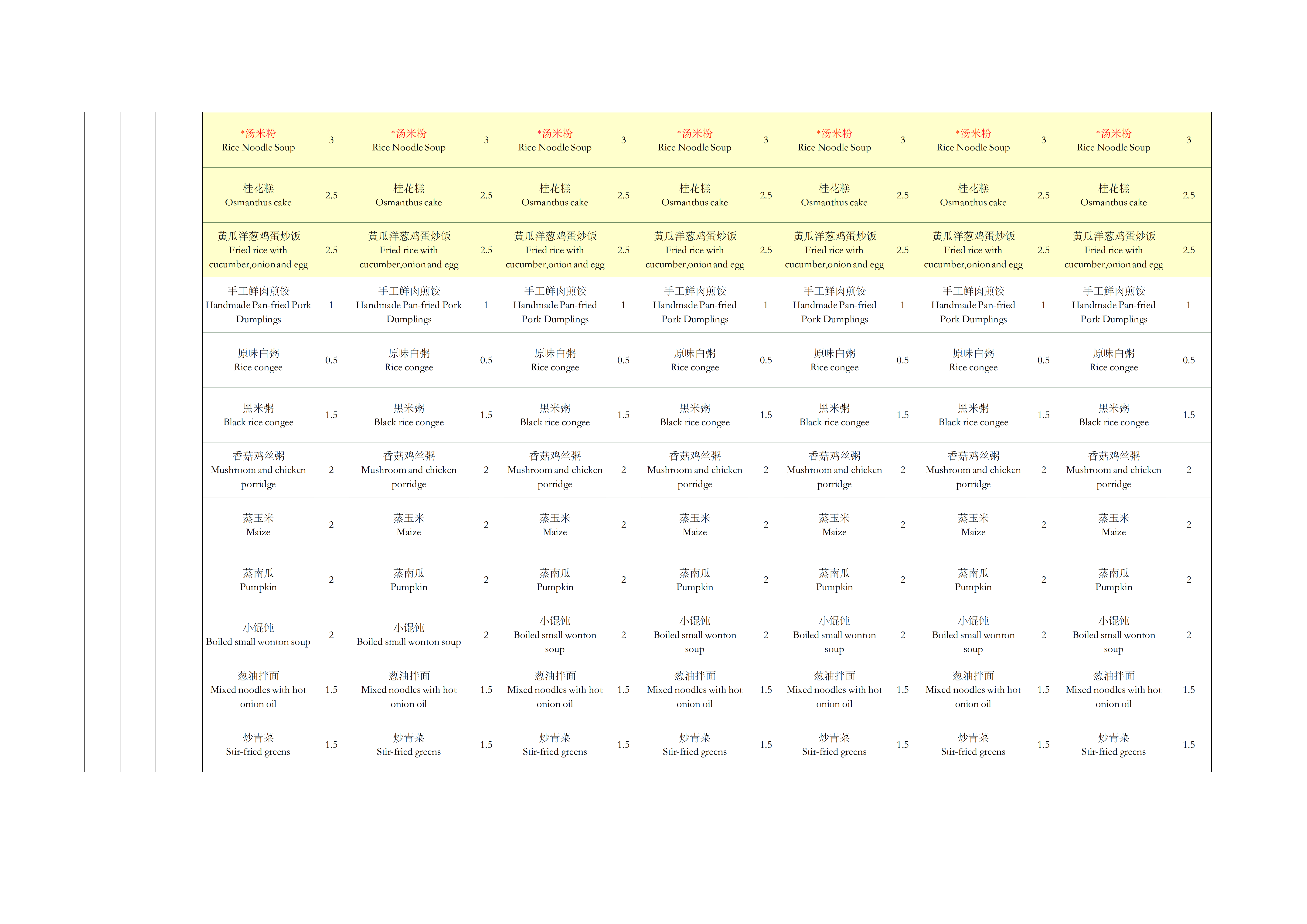 1761213401475516.png 二楼自选早餐、风味、清真菜单2024春夏_03.png